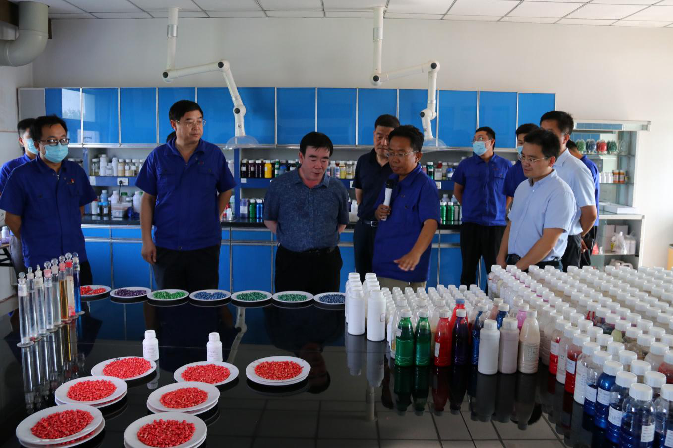 涿州市市长姚运涛一行到北农好博(中国)体育智能科技股份有限公司网站涿州公司考察调研